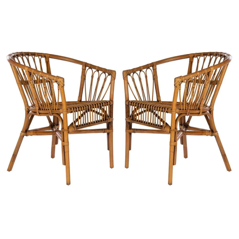 Adriana Brown Wash Arm Chair by SAFAVIEH 3 Adriana Brown Wash Arm Chair by SAFAVIEH