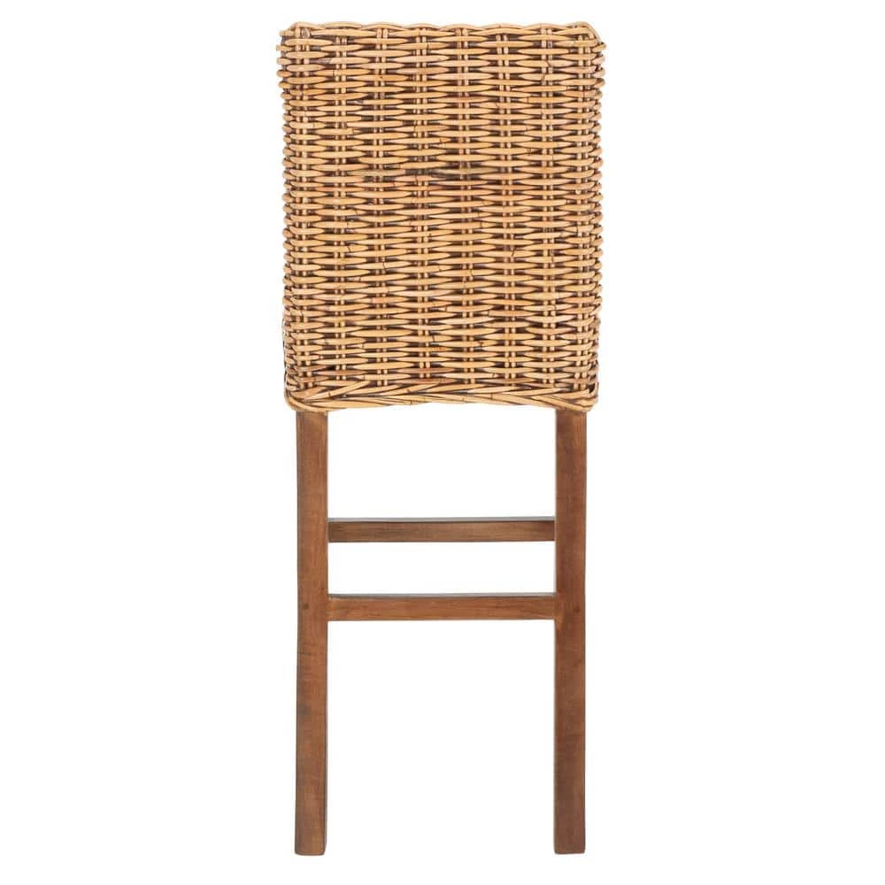 Tobie 43.31 in. Brown Bar Stool by SAFAVIEH 8 Tobie 43.31 in. Brown Bar Stool by SAFAVIEH - Image 6