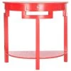 Liana 32 in. 1-Drawer Red Wood Console Table by SAFAVIEH -Safavieh Sales Store hot red safavieh console tables amh6623c 64 1000