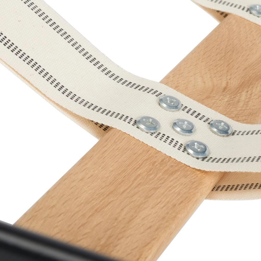 Portland Off-White/Black Upholstered Arm Chair by SAFAVIEH 9 Portland Off-White/Black Upholstered Arm Chair by SAFAVIEH - Image 7