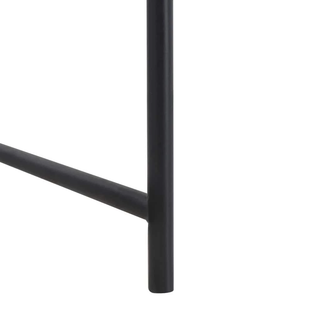 Portland Off-White/Black Upholstered Arm Chair by SAFAVIEH 11 Portland Off-White/Black Upholstered Arm Chair by SAFAVIEH - Image 9