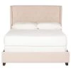 Blanchett Off-White/Beige Full Upholstered Bed by SAFAVIEH