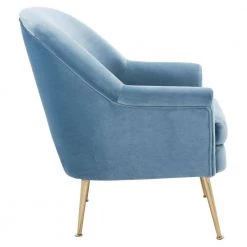 Rodrik Light Blue Upholstered Accent Chairs by SAFAVIEH -Safavieh Sales Store light blue safavieh accent chairs ach4005c c3 1000