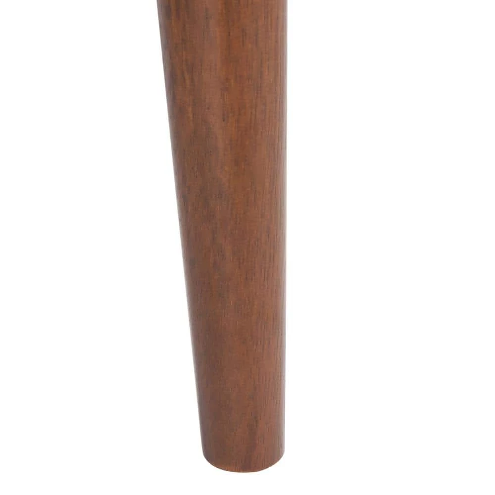 Henri Light Brown/Walnut 25 in. H x 49 in. W x 18 in. D Upholstered Bench by SAFAVIEH 8 Henri Light Brown/Walnut 25 in. H x 49 in. W x 18 in. D Upholstered Bench by SAFAVIEH - Image 6