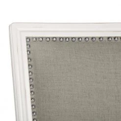 Buchanan 30 in. Light Gray and Cream Bar Stool (Set of 2) by SAFAVIEH -Safavieh Sales Store light gray cream distressed white safavieh bar stools fox6246a set2 76 1000