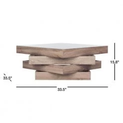 Anwen 34 in. Light Gray/Glass Coffee Table by SAFAVIEH -Safavieh Sales Store light gray safavieh coffee tables fox4250a a0 1000