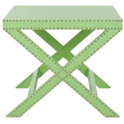 Jeanine Light Green End Table by SAFAVIEH