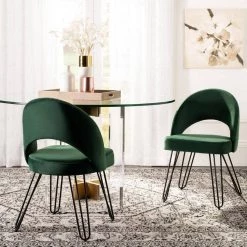 Safavieh Sales Store -Safavieh Sales Store malachite green velvet black safavieh dining chairs fox6296e set2 e1 1000