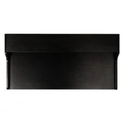 Wrigley 47.2 in. Black Wood Writing Desk by SAFAVIEH -Safavieh Sales Store matte black safavieh writing desks dsk1400b 44 1000