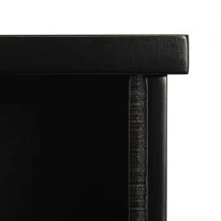 Winsome 47.2 in. Black Wood 2-Drawer Writing Desk by SAFAVIEH -Safavieh Sales Store matte black safavieh writing desks dsk1402a fa 1000