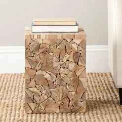 Forbes Brown End Table by SAFAVIEH