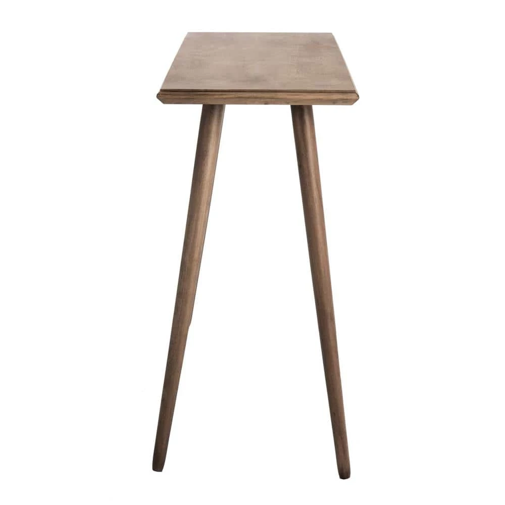 Marshal 47.3 in. Brown Wood Console Table by SAFAVIEH 7 Marshal 47.3 in. Brown Wood Console Table by SAFAVIEH - Image 5