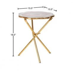 Celeste Multi/Gold Side Table by SAFAVIEH -Safavieh Sales Store multi gold safavieh end side tables acc3204a 40 1000
