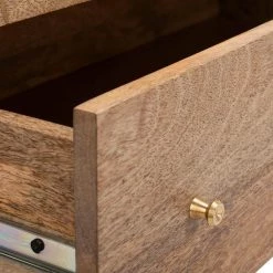 Marigold 3-Drawer Brown Nightstand Chest by SAFAVIEH -Safavieh Sales Store natural brass safavieh chest of drawers chs9001a 77 1000