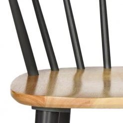 Blanchard Light Brown/Black Wood Dining Chair (Set of 2) by SAFAVIEH -Safavieh Sales Store natural gray safavieh dining chairs amh8512e set2 fa 1000