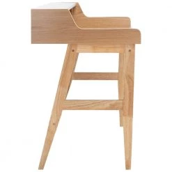 Wrigley 47.2 in. Brown Wood Writing Desk by SAFAVIEH -Safavieh Sales Store natural safavieh writing desks dsk1400c 4f 1000