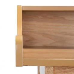 Wrigley 47.2 in. Brown Wood Writing Desk by SAFAVIEH -Safavieh Sales Store natural safavieh writing desks dsk1400c 77 1000