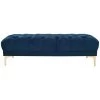 Zarya Navy/Brass Bench by SAFAVIEH -Safavieh Sales Store navy brass safavieh bedroom benches bch6300a 64 1000