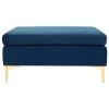Giovanna Navy/Brass Bench by SAFAVIEH