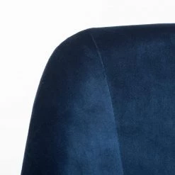 Adrienne Navy/Chrome Swivel Office Chair by SAFAVIEH -Safavieh Sales Store navy chrome safavieh task chairs och4501b 4f 1000