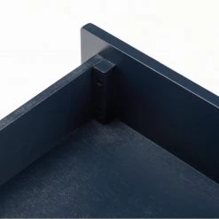 Cove 19 in. Navy/Gold Rectangle Wood Storage End Table by SAFAVIEH -Safavieh Sales Store navy gold safavieh end side tables acc6602a 66 1000