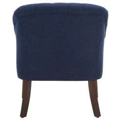 Quenton Navy Upholstered Accent Chairs by SAFAVIEH 20 Quenton Navy Upholstered Accent Chairs by SAFAVIEH -Safavieh Sales Store navy safavieh accent chairs ach4002b 44 1000