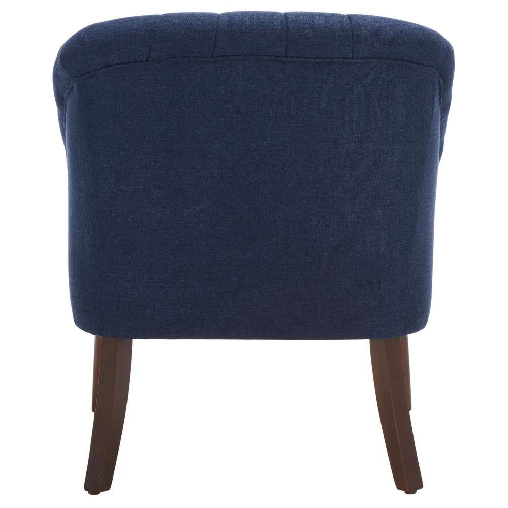 Quenton Navy Upholstered Accent Chairs by SAFAVIEH 10 Quenton Navy Upholstered Accent Chairs by SAFAVIEH - Image 8