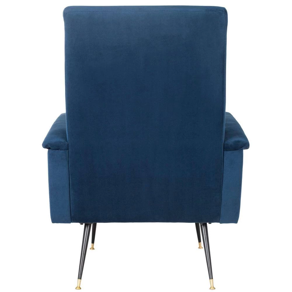 Aida Mid Century Navy/Black Chair by SAFAVIEH 5 Aida Mid Century Navy/Black Chair by SAFAVIEH - Image 3