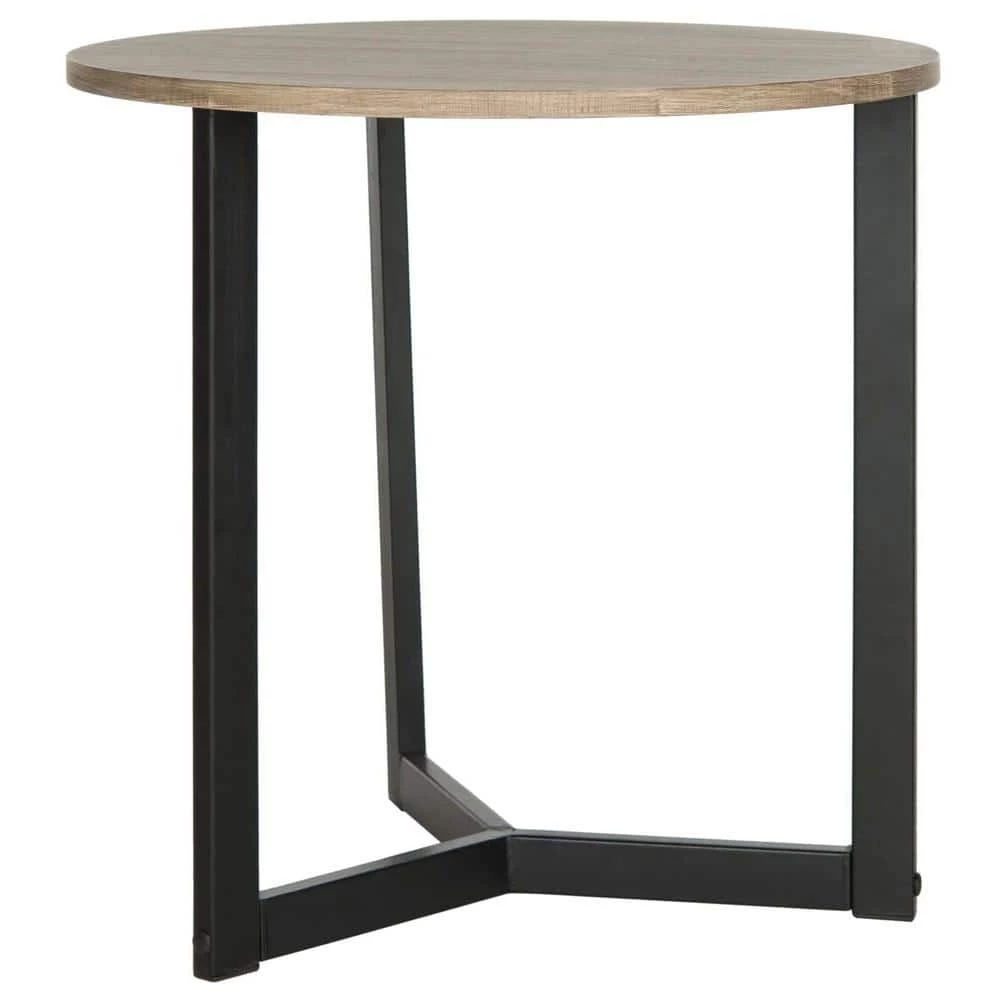 Ballard Light Brown/Black End Table by SAFAVIEH 5 Ballard Light Brown/Black End Table by SAFAVIEH - Image 3