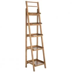 Asher 71.3 in. Brown Wood 5-shelf Bookcase by SAFAVIEH -Safavieh Sales Store oak safavieh bookcases bookshelves amh6537d 4f 1000