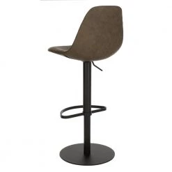 Sky 31.5 in. Dark Brown/Black High Back Bar Stool by SAFAVIEH -Safavieh Sales Store olive black safavieh bar stools bst3003b 1f 1000