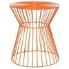 Adele Orange End Table by SAFAVIEH