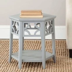 Connor Light Gray End Table by SAFAVIEH