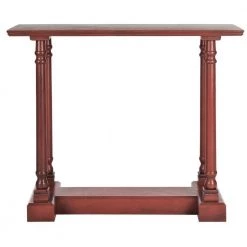 Regan 38 in. Red Wood Console Table by SAFAVIEH 9 Regan 38 in. Red Wood Console Table by SAFAVIEH -Safavieh Sales Store red safavieh console tables amh5708e c3 1000
