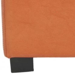 Madison Orange Storage Ottoman by SAFAVIEH -Safavieh Sales Store saddle black safavieh ottomans hud8228c c3 1000