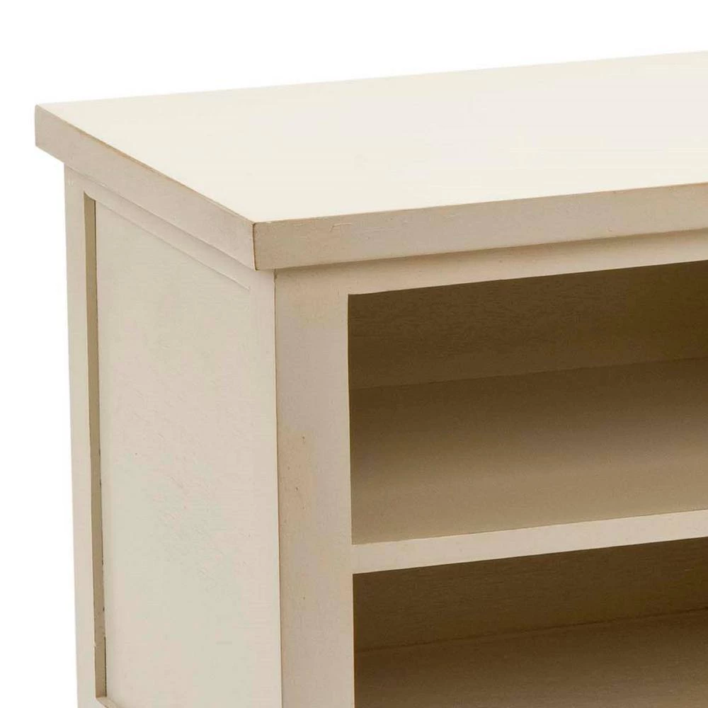 Sadie 17.71 in. Off-White Wood 6-Shelf Bookcase by SAFAVIEH 5 Sadie 17.71 in. Off-White Wood 6-Shelf Bookcase by SAFAVIEH - Image 3