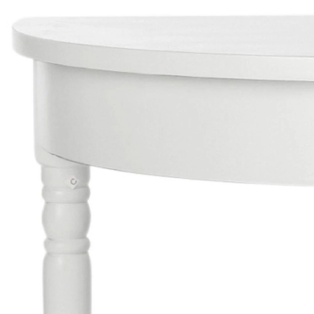 Randell 30 in. White Wood Console Table by SAFAVIEH 7 Randell 30 in. White Wood Console Table by SAFAVIEH - Image 5