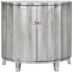 Rutherford 2-Door Silver Accent Cabinet by SAFAVIEH