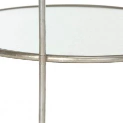 Dulcinea Silver Serving Cart by SAFAVIEH -Safavieh Sales Store silver mirror top safavieh bar carts fox2554a c3 1000