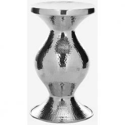 Astrid Silver End Table by SAFAVIEH