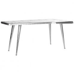 67 in. Rectangular Silver Writing Desk with Open Storage by SAFAVIEH -Safavieh Sales Store silver safavieh writing desks fox7201a c3 1000