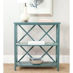 Safavieh Sales Store -Safavieh Sales Store slate teal safavieh bookcases bookshelves amh6536e e1 1000