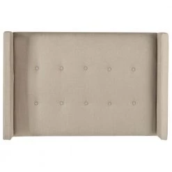 Damon Beige Twin Upholstered Headboard by SAFAVIEH