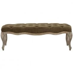 Ramsey Green Upholstered Entryway Bench by SAFAVIEH