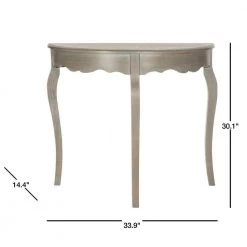 Aggie 34 in. Blue/Green Wood Console Table by SAFAVIEH -Safavieh Sales Store steel teal safavieh console tables amh6637a 40 1000