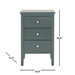 Deniz Steel Teal Storage End Table by SAFAVIEH 9 Deniz Steel Teal Storage End Table by SAFAVIEH -Safavieh Sales Store steel teal safavieh end side tables amh6628b 40 1000