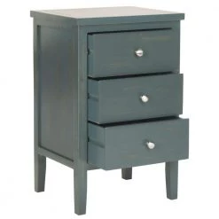 Deniz Steel Teal Storage End Table by SAFAVIEH 10 Deniz Steel Teal Storage End Table by SAFAVIEH -Safavieh Sales Store steel teal safavieh end side tables amh6628b c3 1000