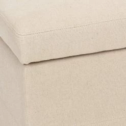 Maiden White/Beige Upholstered Storage Entryway Bench by SAFAVIEH -Safavieh Sales Store taupe black safavieh bedroom benches hud8230l c3 1000