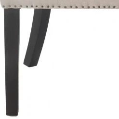 Lotus Beige Side Chair (Set of 2) by SAFAVIEH -Safavieh Sales Store taupe espresso flat black nailheads safavieh accent chairs mcr4700h set2 c3 1000