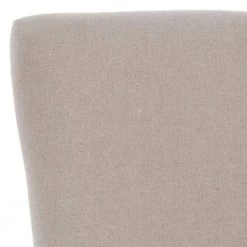 Lotus Beige Side Chair (Set of 2) by SAFAVIEH -Safavieh Sales Store taupe espresso flat black nailheads safavieh accent chairs mcr4700h set2 fa 1000